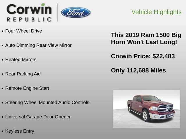 Used 2019 RAM 1500 Big Horn image 6