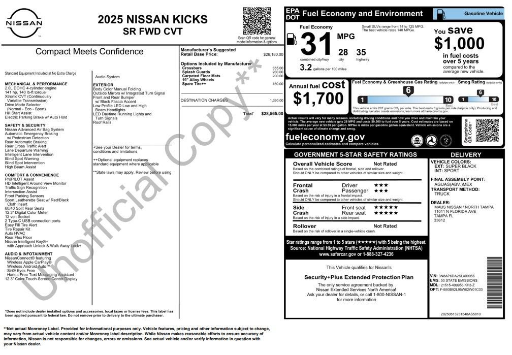 Used 2025 Nissan Kicks SR image 14