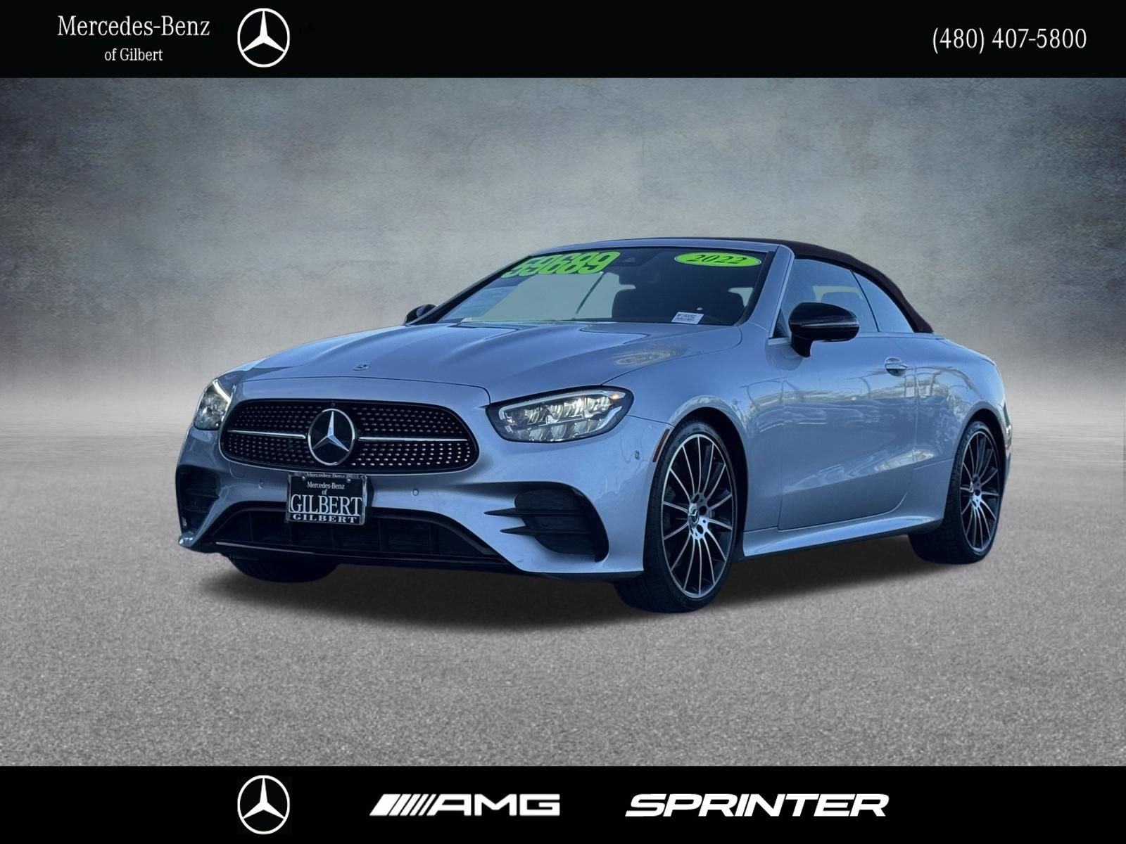 Certified 2022 Mercedes-Benz E 450 Cabriolet w/ AMG Line