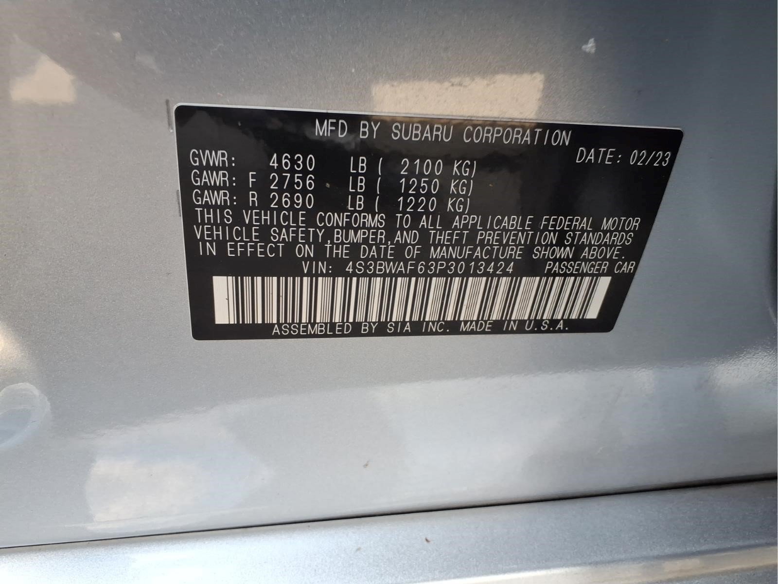 Used 2023 Subaru Legacy Premium AWD/4WD image 34