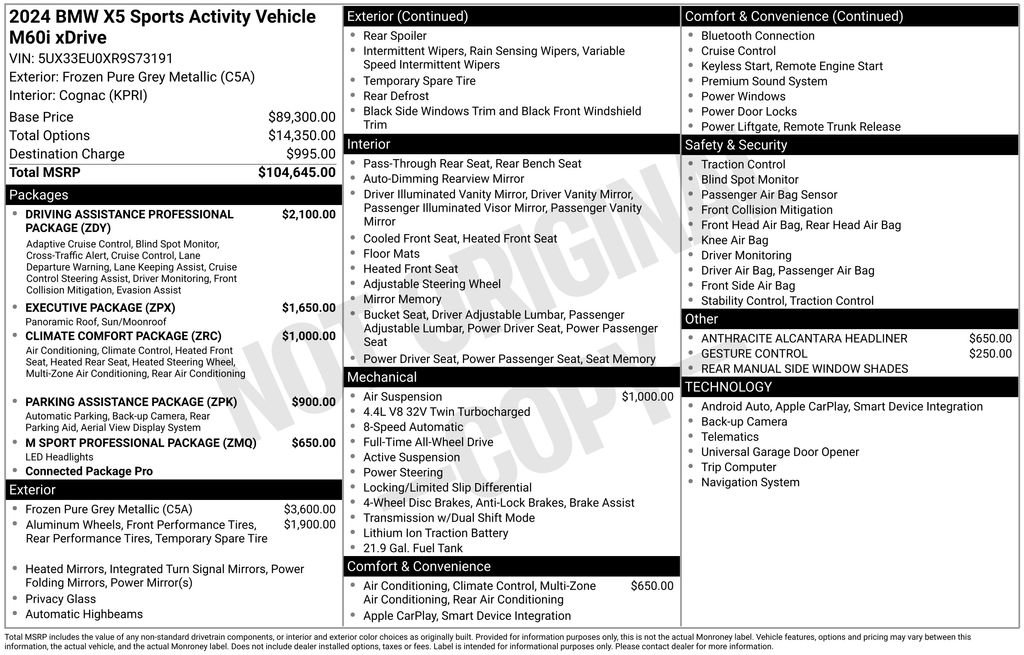 Used 2024 BMW X5 M60i image 7