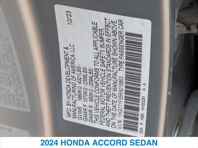 Used 2024 Honda Accord EX image 26