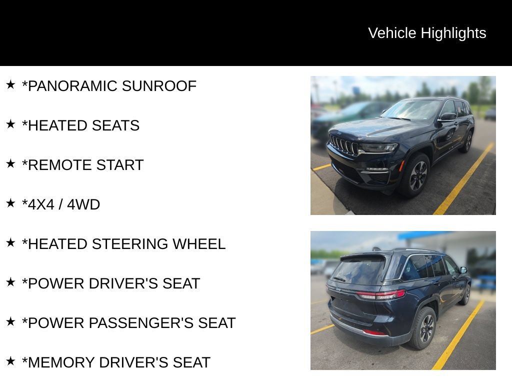 Used 2024 Jeep Grand Cherokee Limited 4xe AWD/4WD image 5