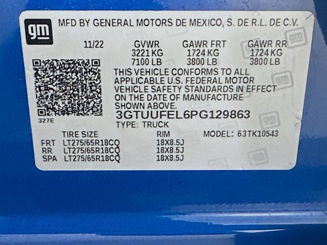 Used 2023 GMC Sierra 1500 AT4X AWD/4WD image 32