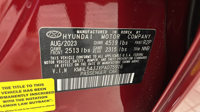 Used 2023 Hyundai Sonata Limited FWD image 29