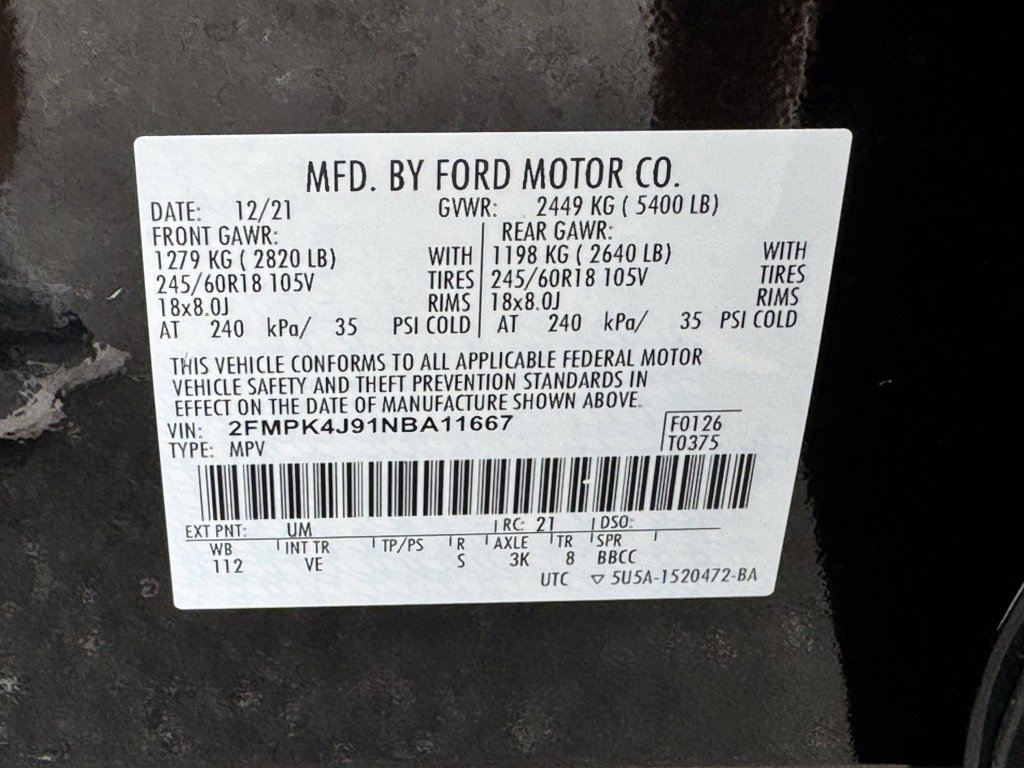 Used 2022 Ford Edge SEL w/ Class II Trailer Tow Package image 40