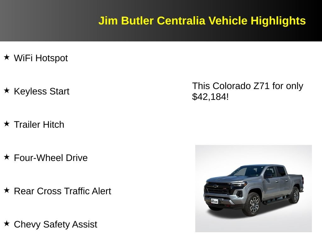 Used 2026 Chevrolet Colorado Z71 AWD/4WD image 12