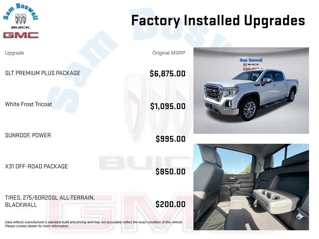 Used 2019 GMC Sierra 1500 SLT w/ SLT Premium Plus Package AWD/4WD image 4