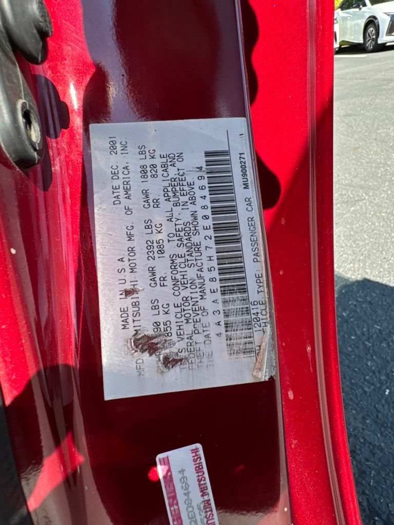 Used 2002 Mitsubishi Eclipse GT FWD image 25