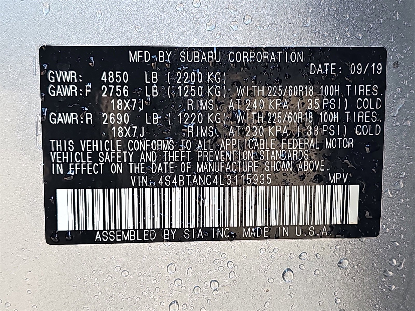 Used 2020 Subaru Outback Limited w/ Popular Package #2 image 14