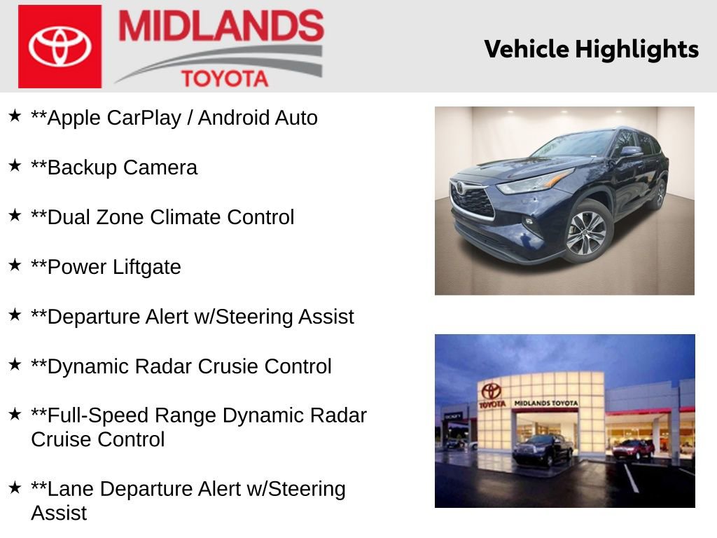 Used 2024 Toyota Highlander XLE image 2