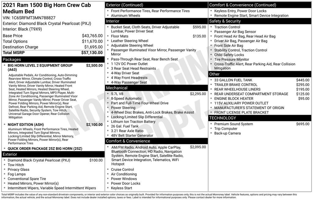 Used 2021 RAM 1500 Big Horn image 4