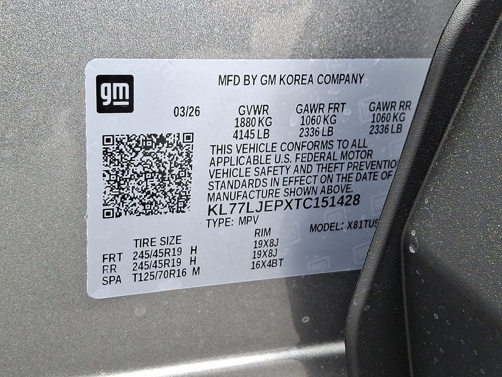 New 2026 Chevrolet Trax RS w/ Sunroof Package FWD image 18