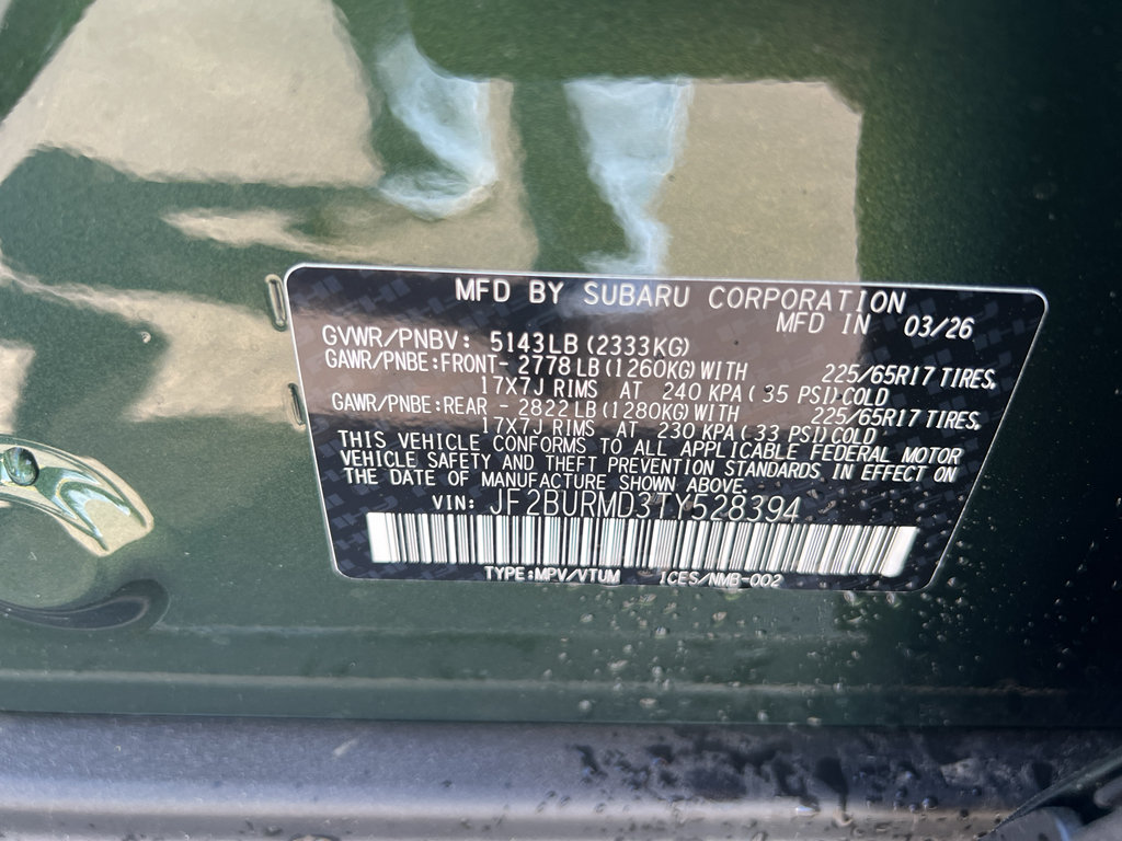 New 2026 Subaru Outback Wilderness AWD/4WD image 35