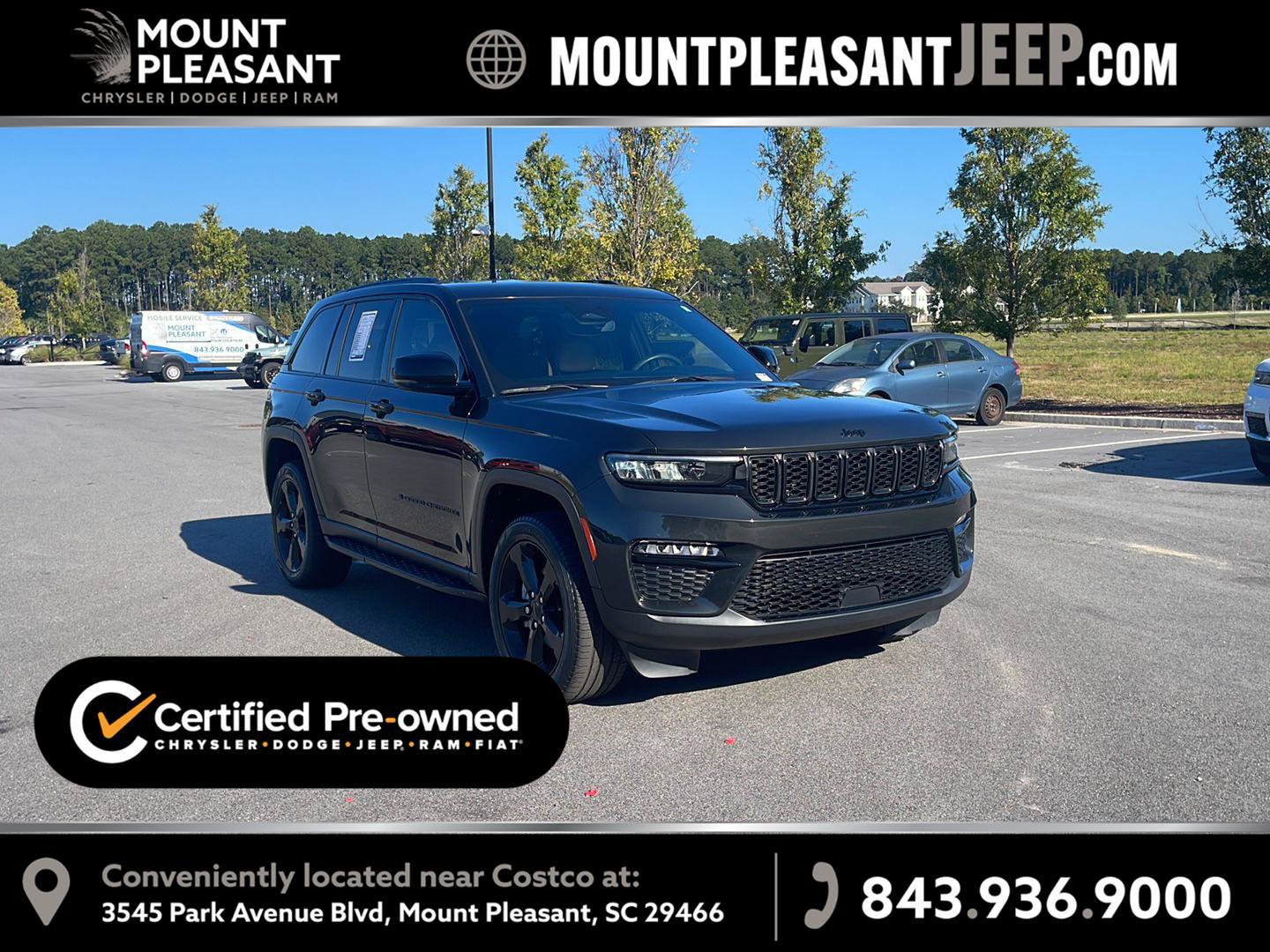 Used 2023 Jeep Grand Cherokee Limited w/ Black Appearance Package