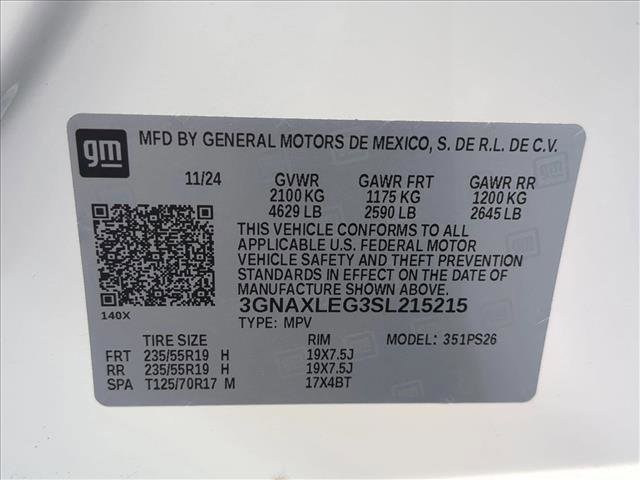 Used 2025 Chevrolet Equinox RS image 23