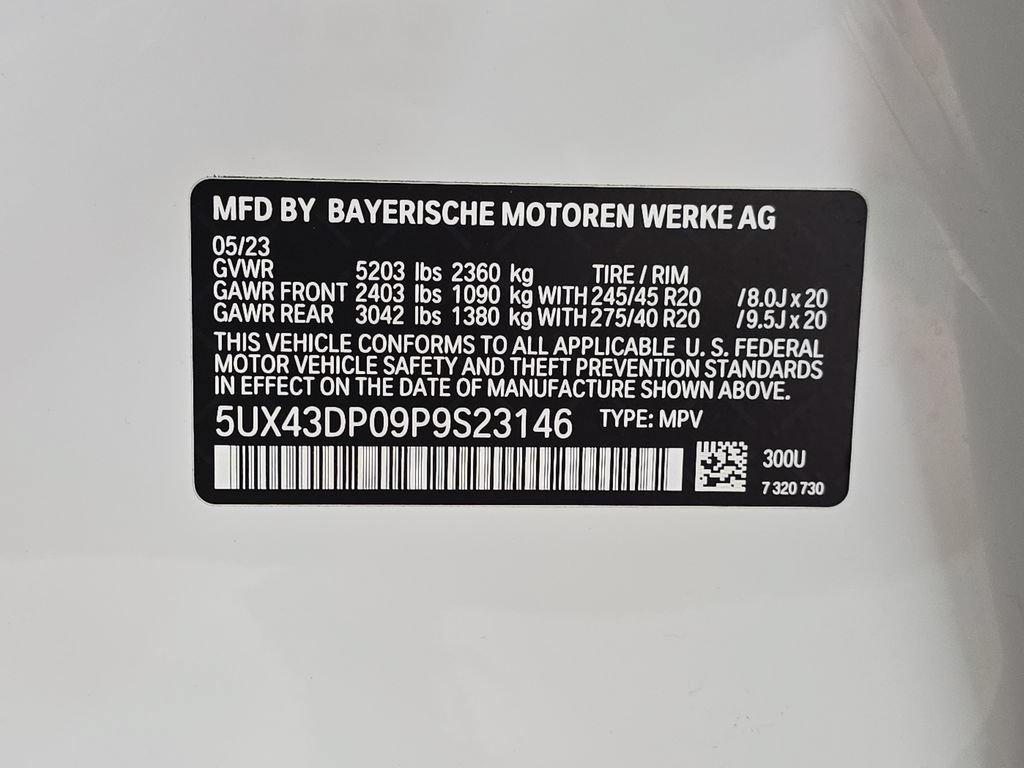 Used 2023 BMW X3 sDrive30i w/ M Sport Package RWD image 34