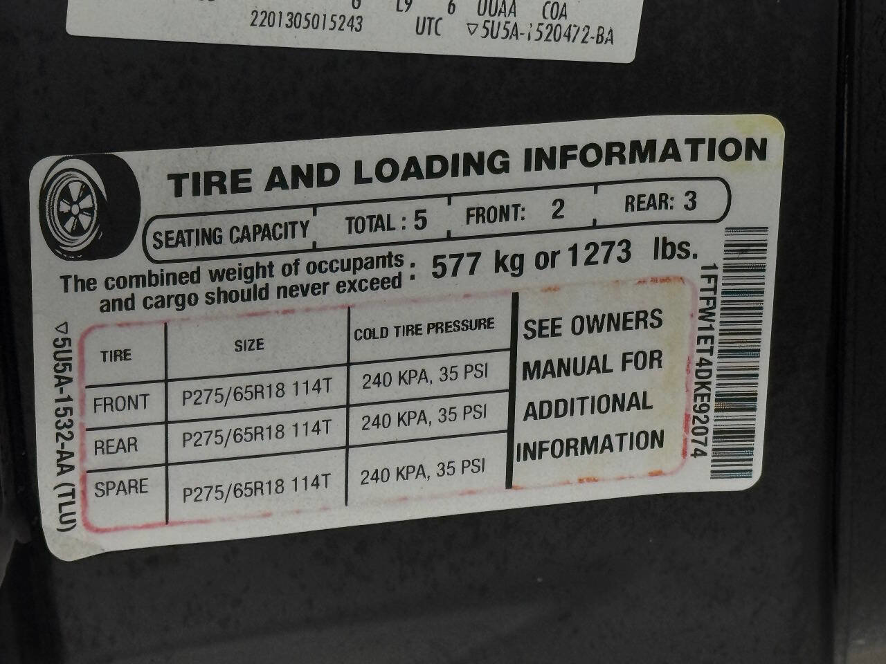 Used 2013 Ford F150 FX4 w/ Luxury Equipment Group image 86