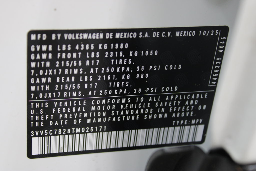 Certified 2026 Volkswagen Taos S FWD image 28