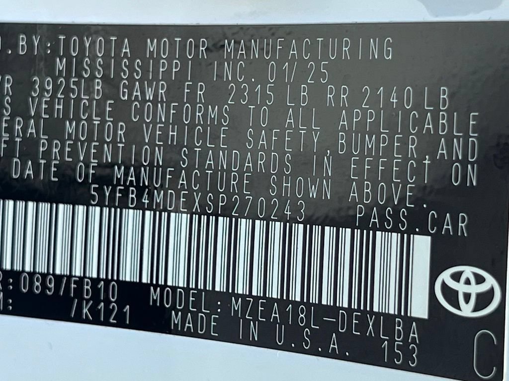 Certified 2025 Toyota Corolla LE FWD image 24
