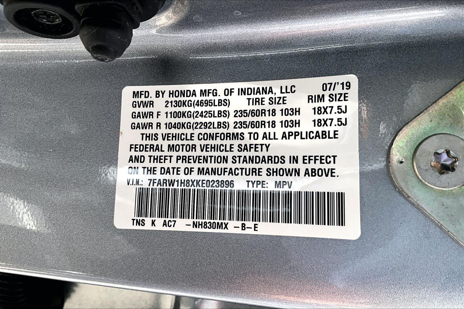 Used 2019 Honda CR-V EX-L image 33
