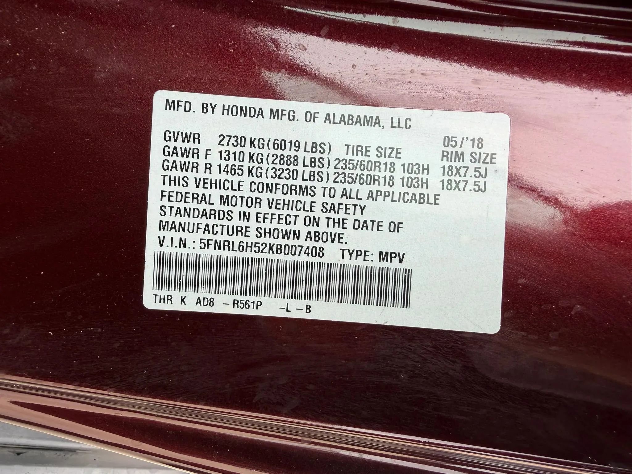 Used 2019 Honda Odyssey EX image 32