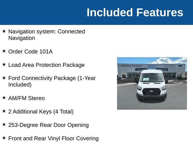 New 2026 Ford Transit 250 148 Medium Roof w/ Load Area Protection Package RWD image 4