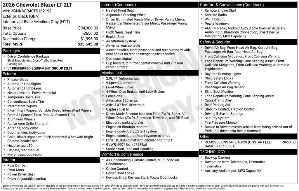 Used 2026 Chevrolet Blazer LT FWD image 6