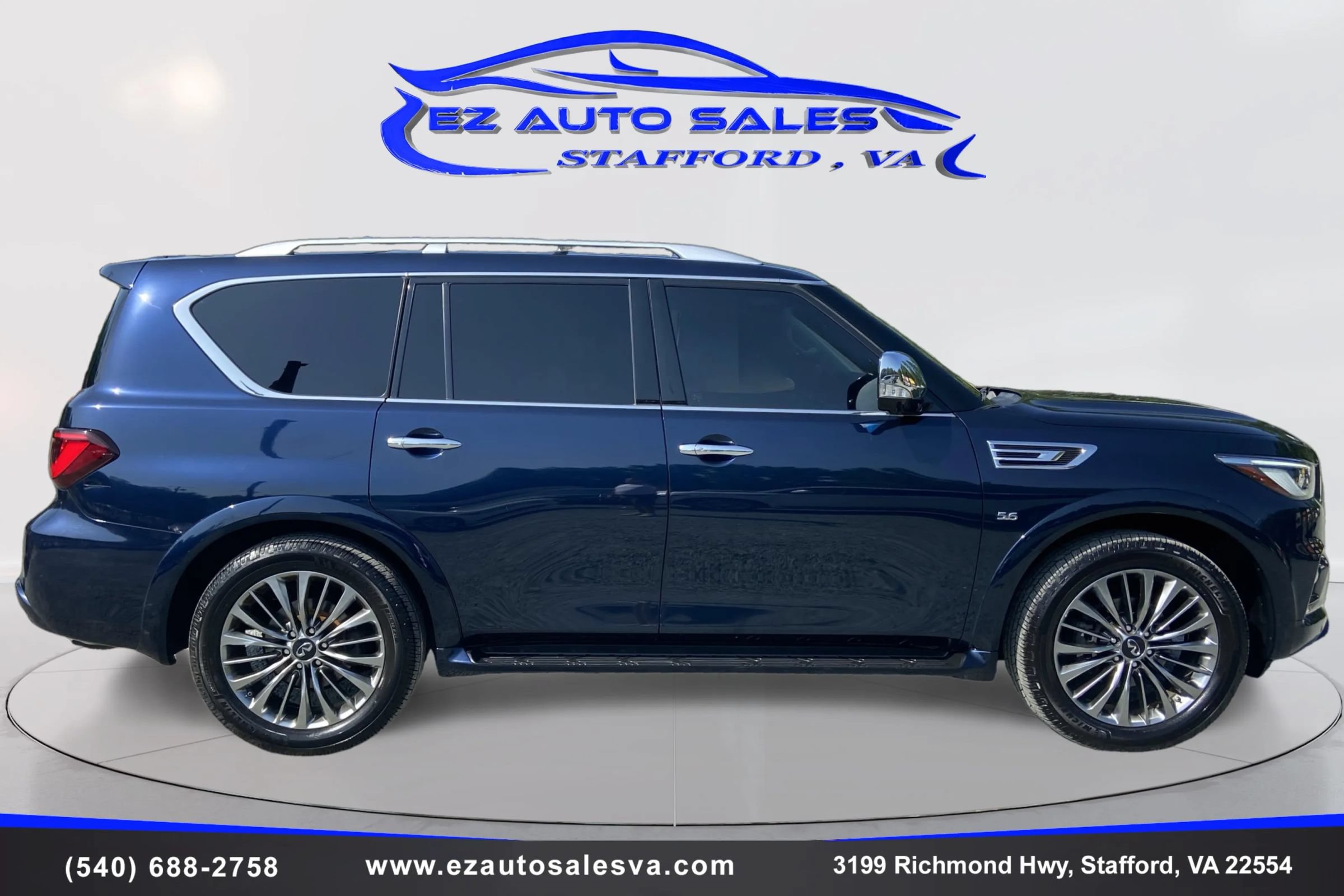 Used 2019 INFINITI QX80 Luxe w/ 22" Wheel Package AWD/4WD image 4
