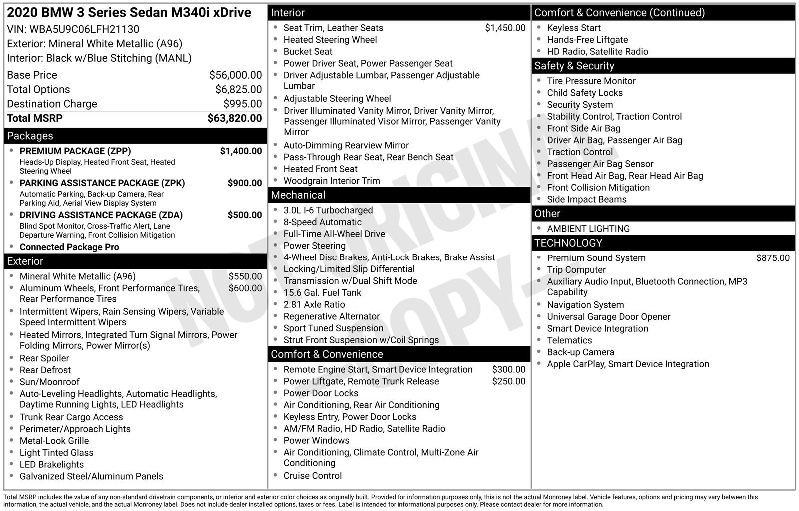 Used 2020 BMW M340i xDrive w/ Premium Package image 38