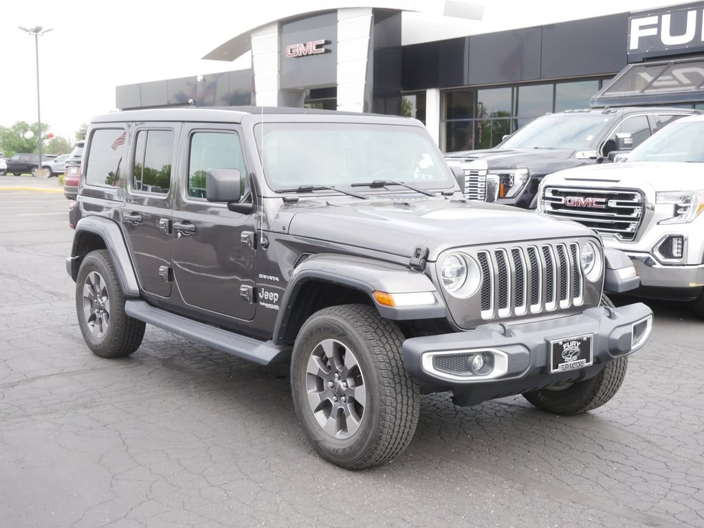 Used 2020 Jeep Wrangler Unlimited Sahara w/ Uconnect 4C Nav & Sound Group AWD/4WD image 5