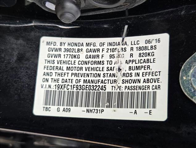 Used 2016 Honda Civic Touring image 24