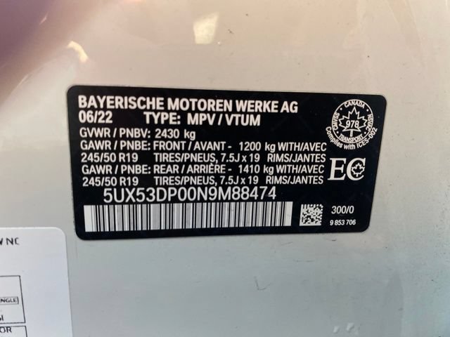 Used 2022 BMW X3 xDrive30i AWD/4WD image 27