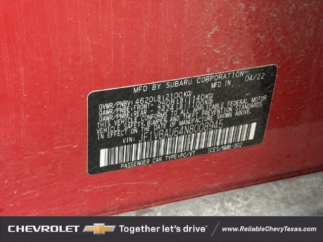 Used 2022 Subaru WRX GT AWD/4WD image 34