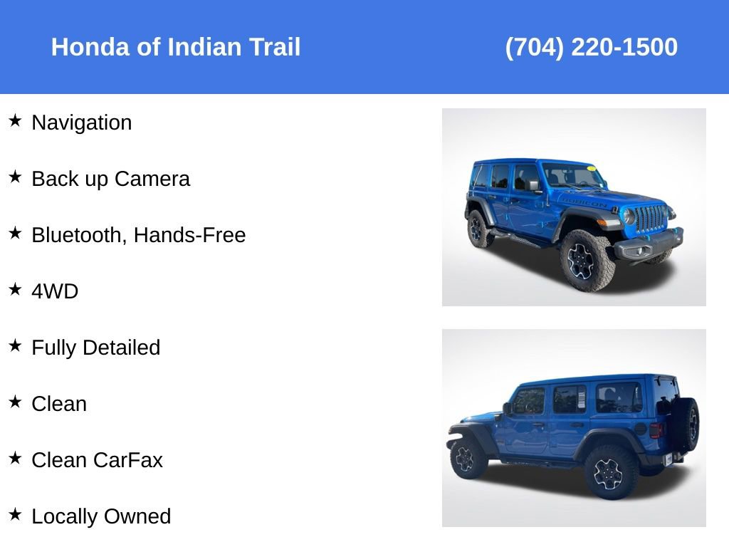 Used 2022 Jeep Wrangler Unlimited Rubicon 4xe image 6