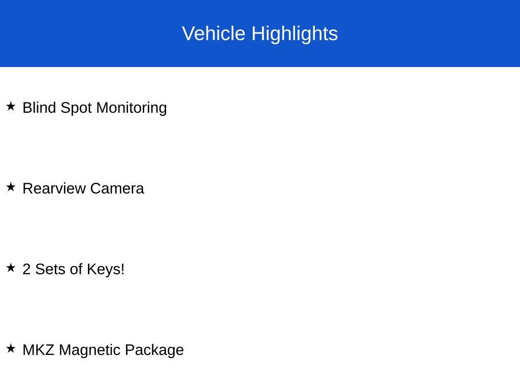 Used 2018 Lincoln MKZ Reserve w/ Magnetic Appearance Package AWD/4WD image 4