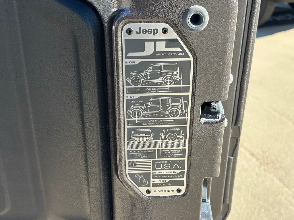 New 2026 Jeep Wrangler Sport AWD/4WD image 23