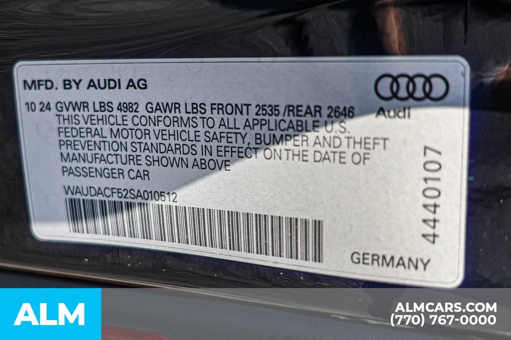 Used 2025 Audi A5 2.0T Premium Plus AWD/4WD image 56