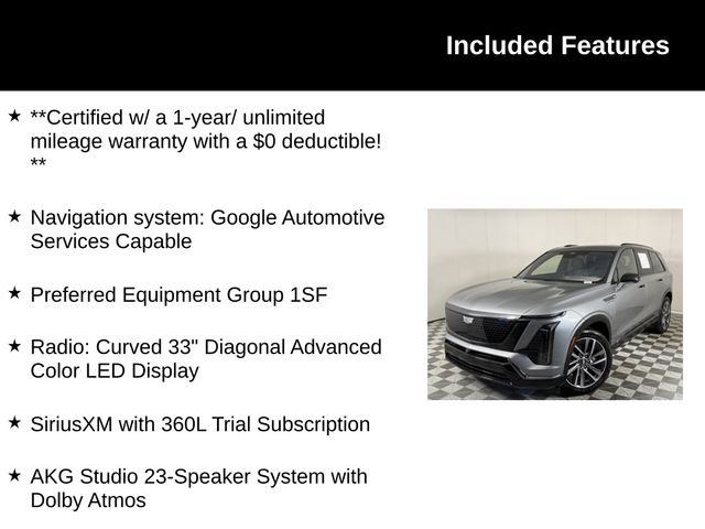 Certified 2026 Cadillac Vistiq Luxury w/ LPO, Floor Liner Package AWD/4WD image 4