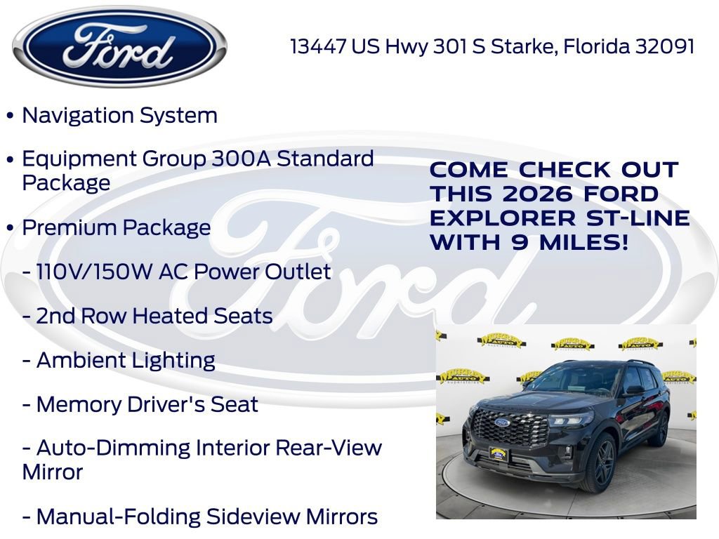New 2026 Ford Explorer ST-Line w/ ST-Line Street Pack image 15