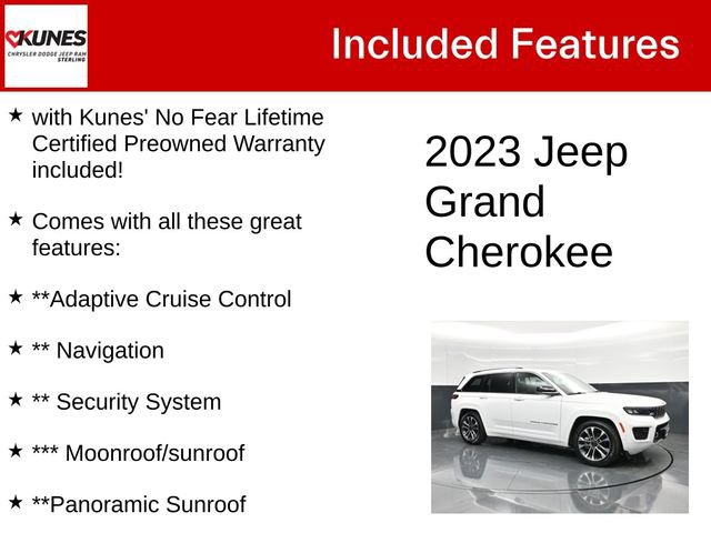 Used 2023 Jeep Grand Cherokee Overland AWD/4WD image 4