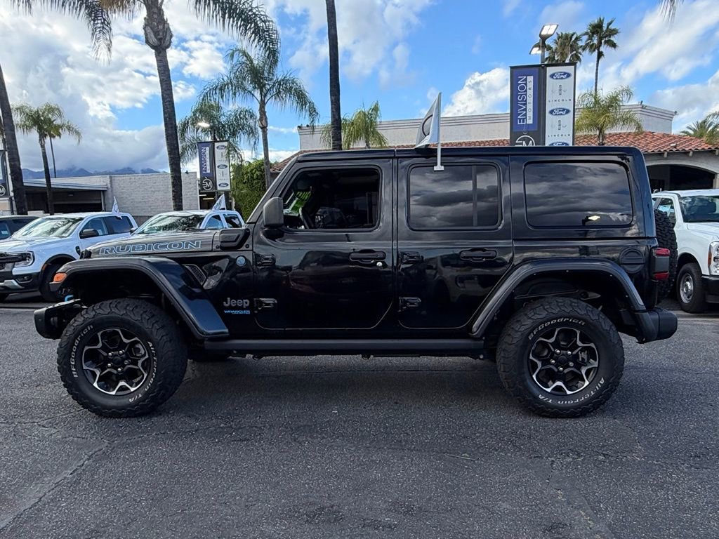 Used 2021 Jeep Wrangler Unlimited Rubicon 4xe w/ Steel Bumper Group AWD/4WD image 4