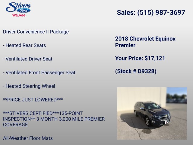 Used 2018 Chevrolet Equinox Premier FWD image 22