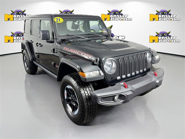 Used 2021 Jeep Wrangler Unlimited Rubicon w/ Uconnect 4C Nav & Sound Group image 3