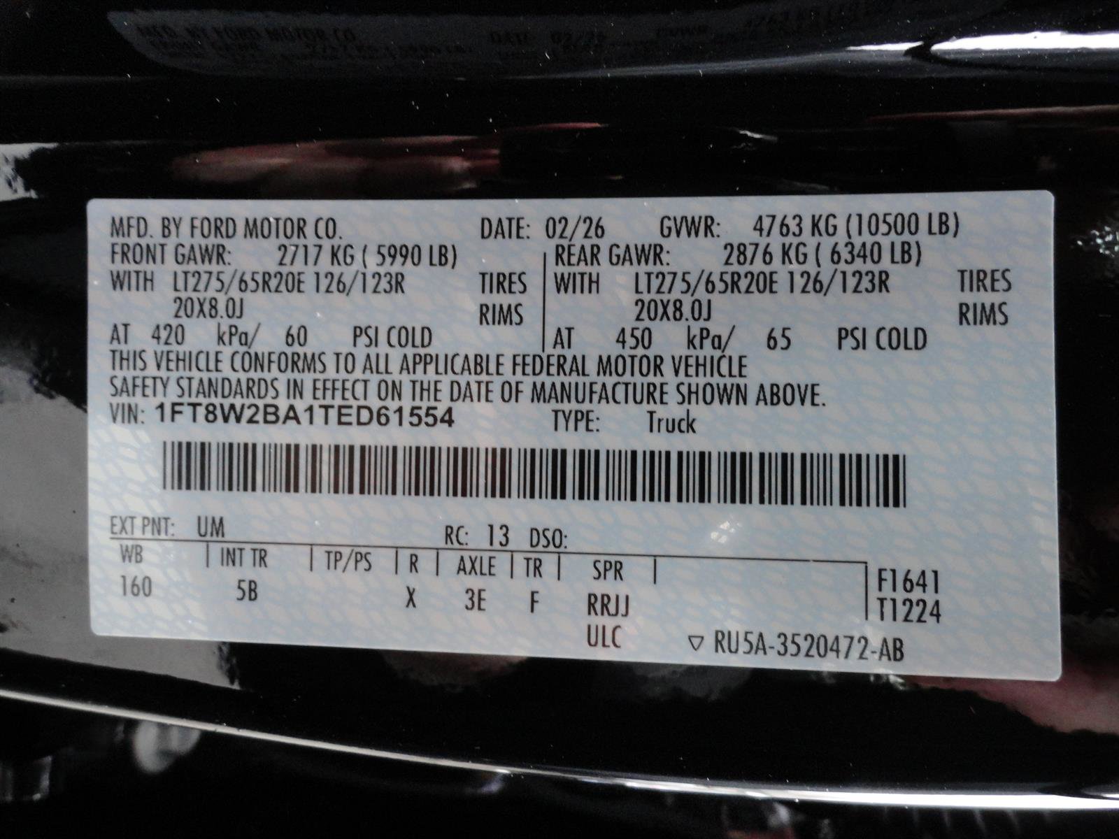 New 2026 Ford F250 Lariat w/ Black Appearance Package image 25