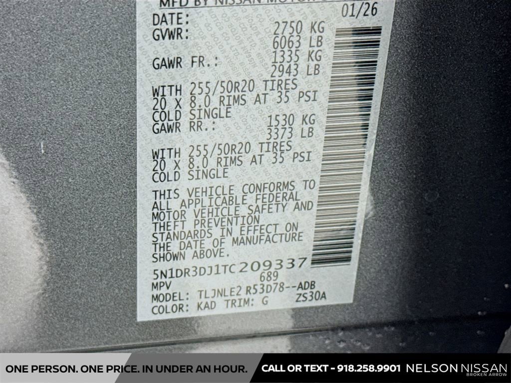 New 2026 Nissan Pathfinder Platinum image 34