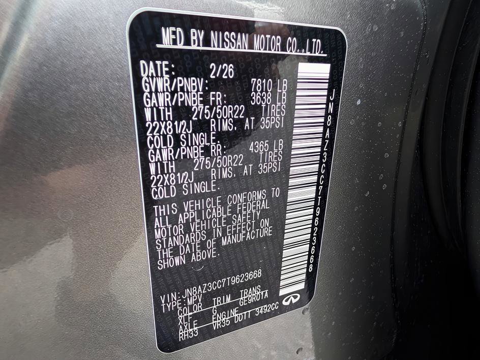 New 2026 INFINITI QX80 Autograph image 26