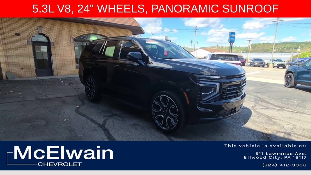 Used 2025 Chevrolet Tahoe RST w/ RST Capability Package AWD/4WD image 3
