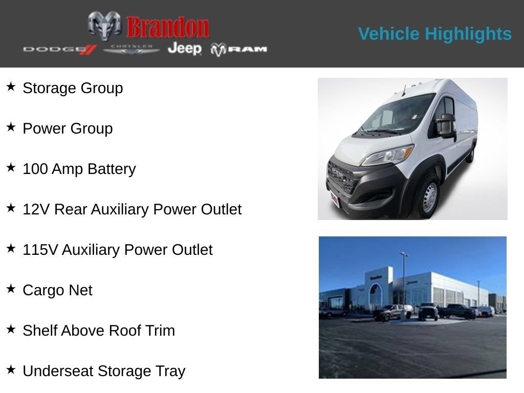 New 2026 RAM ProMaster 2500 w/ Power Group FWD image 2