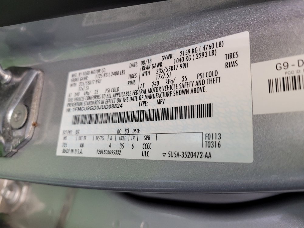 Used 2018 Ford Escape SE AWD/4WD image 33
